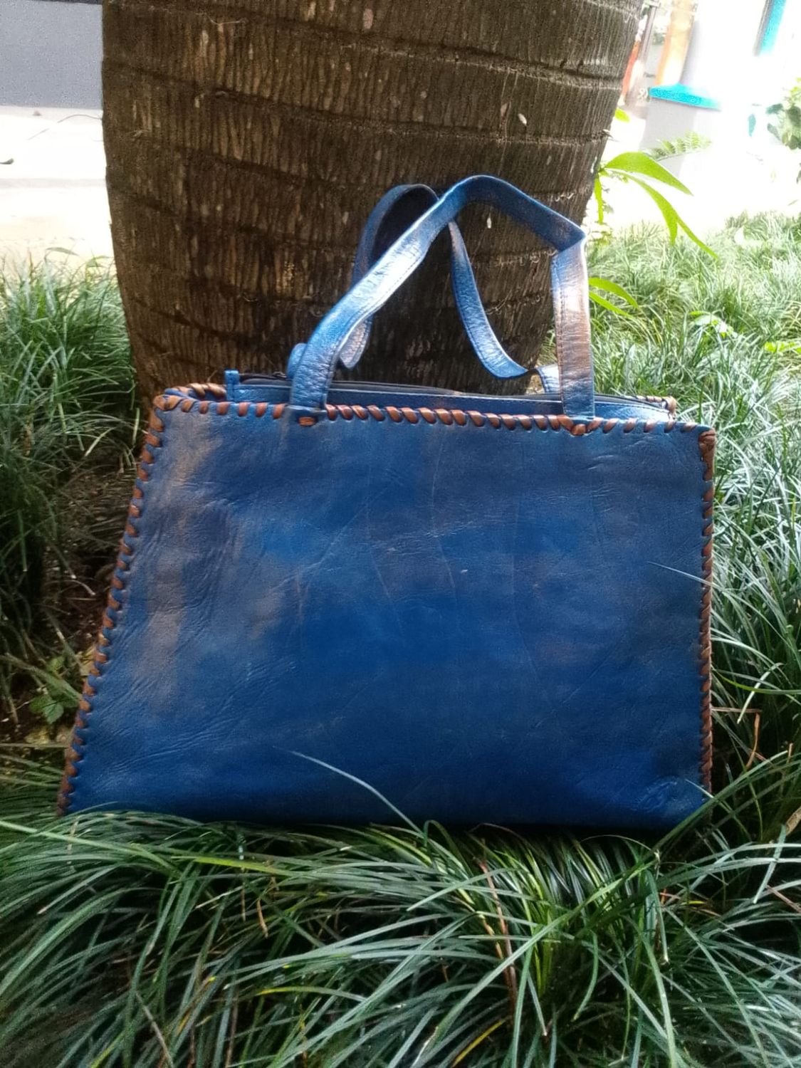 Blue XL Tote Bag
