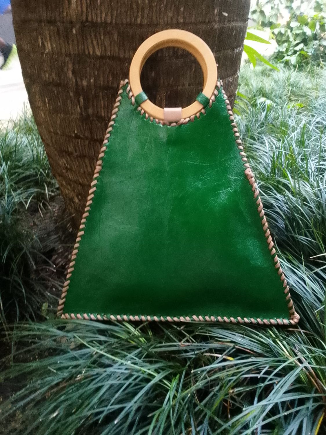 Green board handle bag