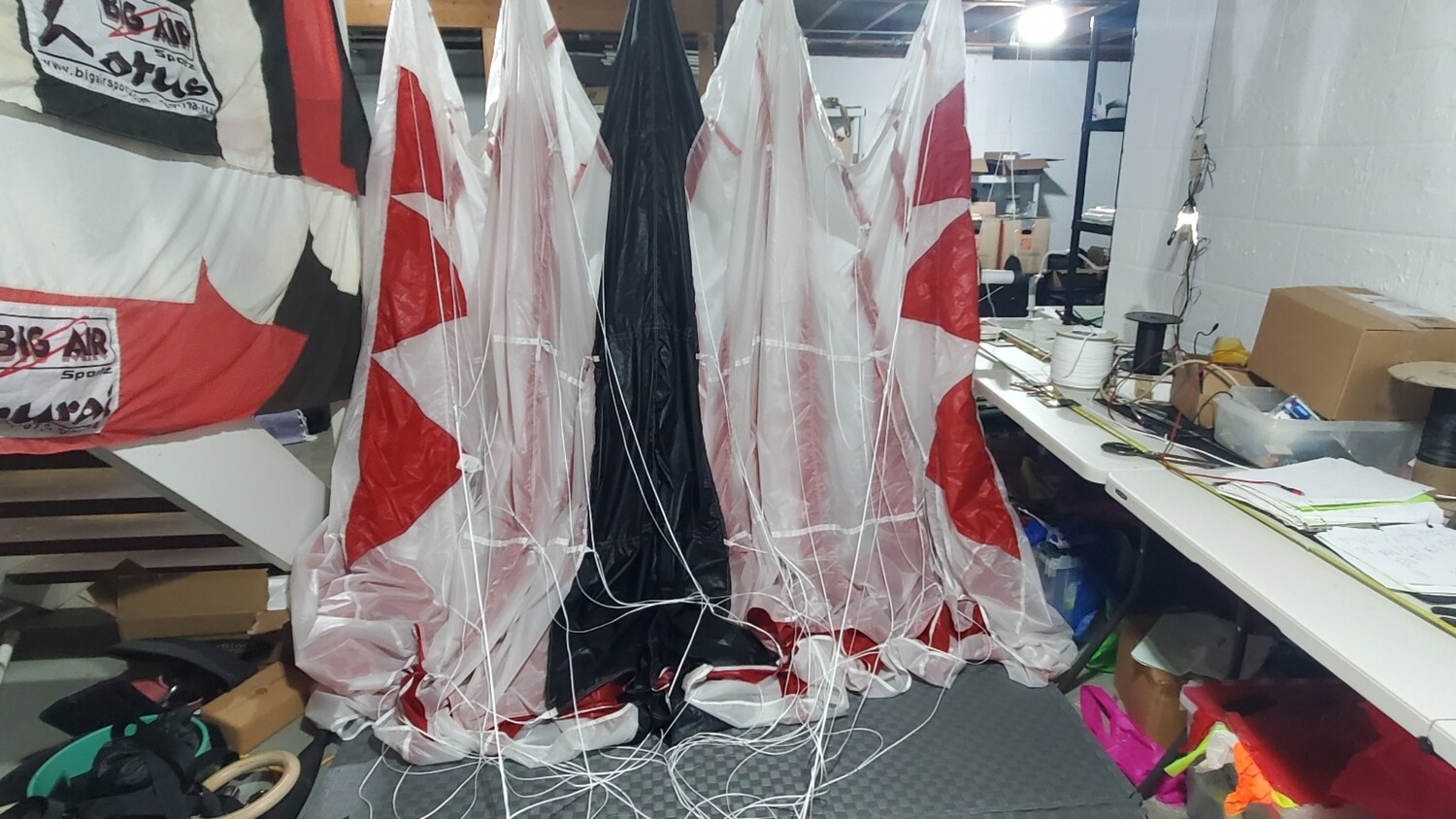 PARACHUTE RELINE AND INSPECTION