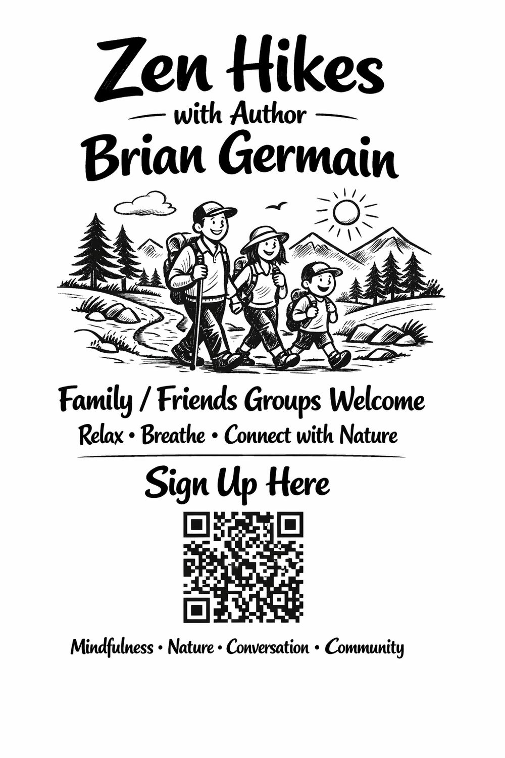 Mindfulness Hike with Leader Brian Germain
