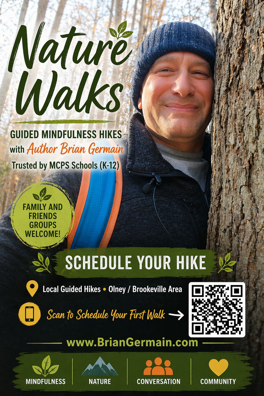 Mindfulness Hikes with Author Brian Germain