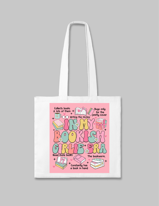 In My Bookish Girlie Era Tote Bag,