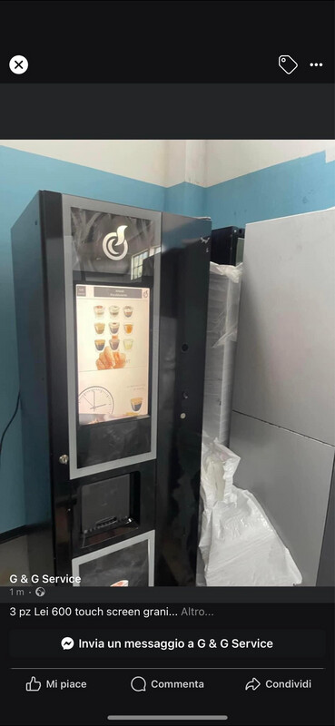 Distributore automatico bianchi lei 600 usafa