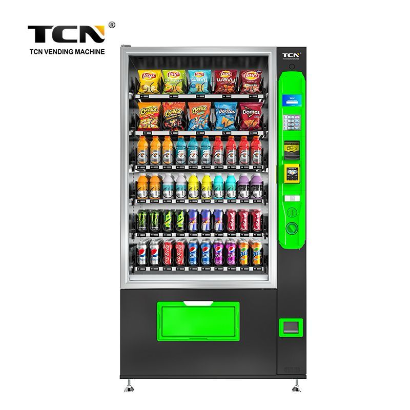 Distributore automatico Nuovo TCN 10 selezioni vending machine touch screen con ascensore
