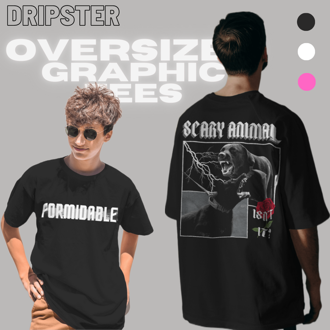 Formidable Unisex drop shoulder oversized T-shirt