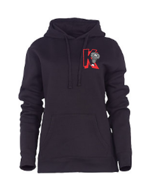 Ladies Black Lugnuts Logo