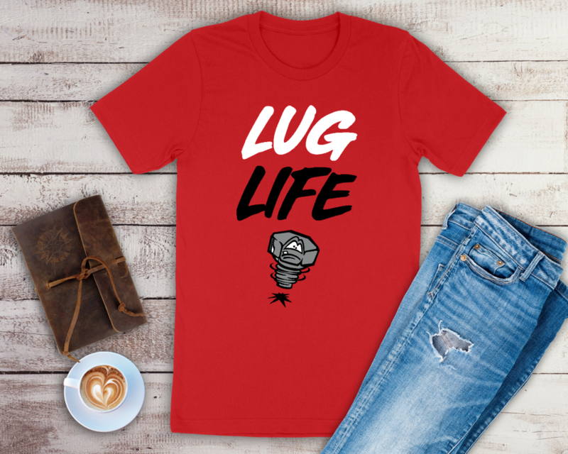 Ladies Red Lug Life