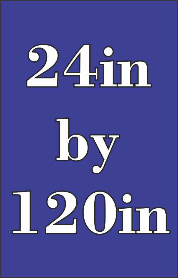 24 by 120 Gang Sheet