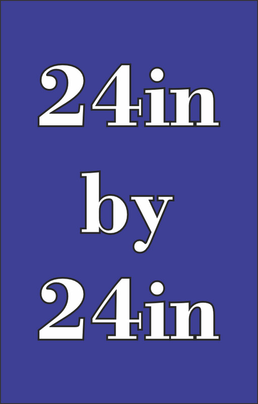 24 by 24 inch Gang Sheet
