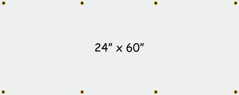 24" x 60" Digital Banner