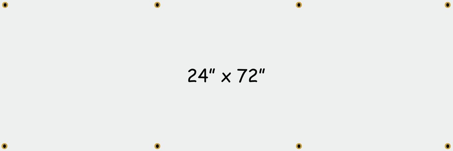 24" x 72" Digital Banner