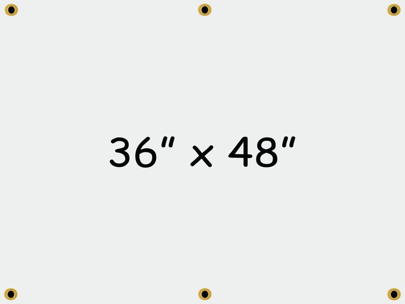 36" x 48" Digital Banner