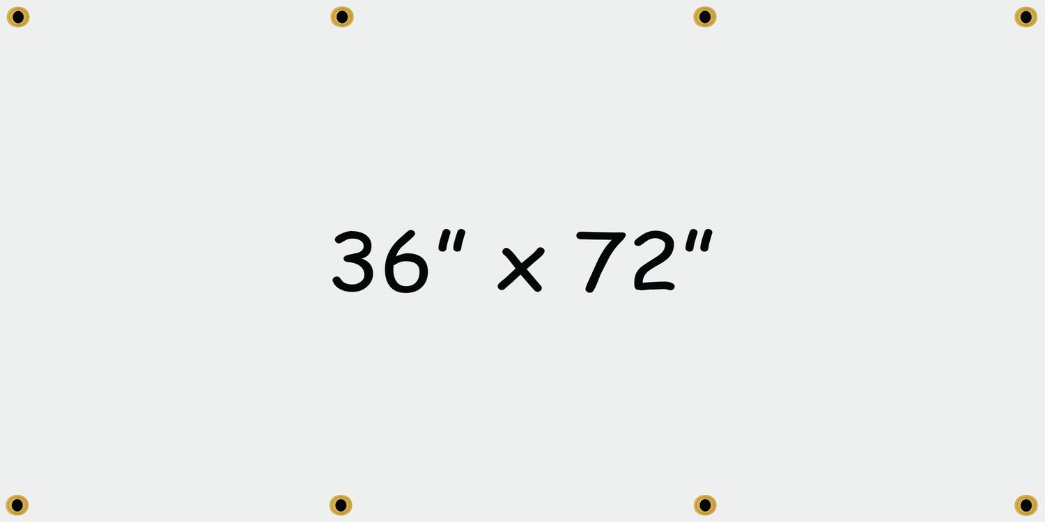 36" x 72" Digital Banner