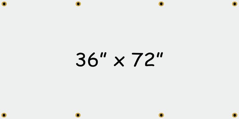 36" x 72" Digital Banner