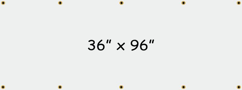 36" x 96" Digital Banner