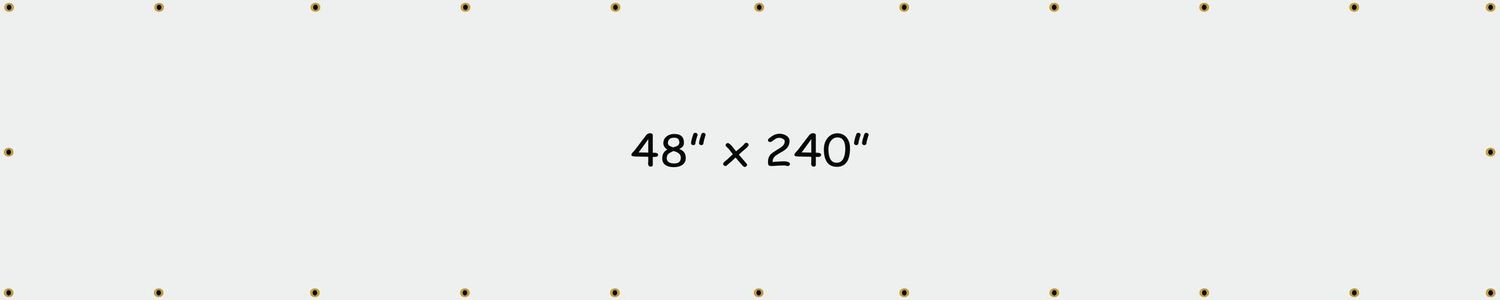 48" x 240" Digital Banner