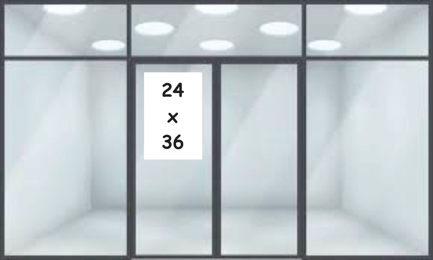 24x36 Window Static Cling