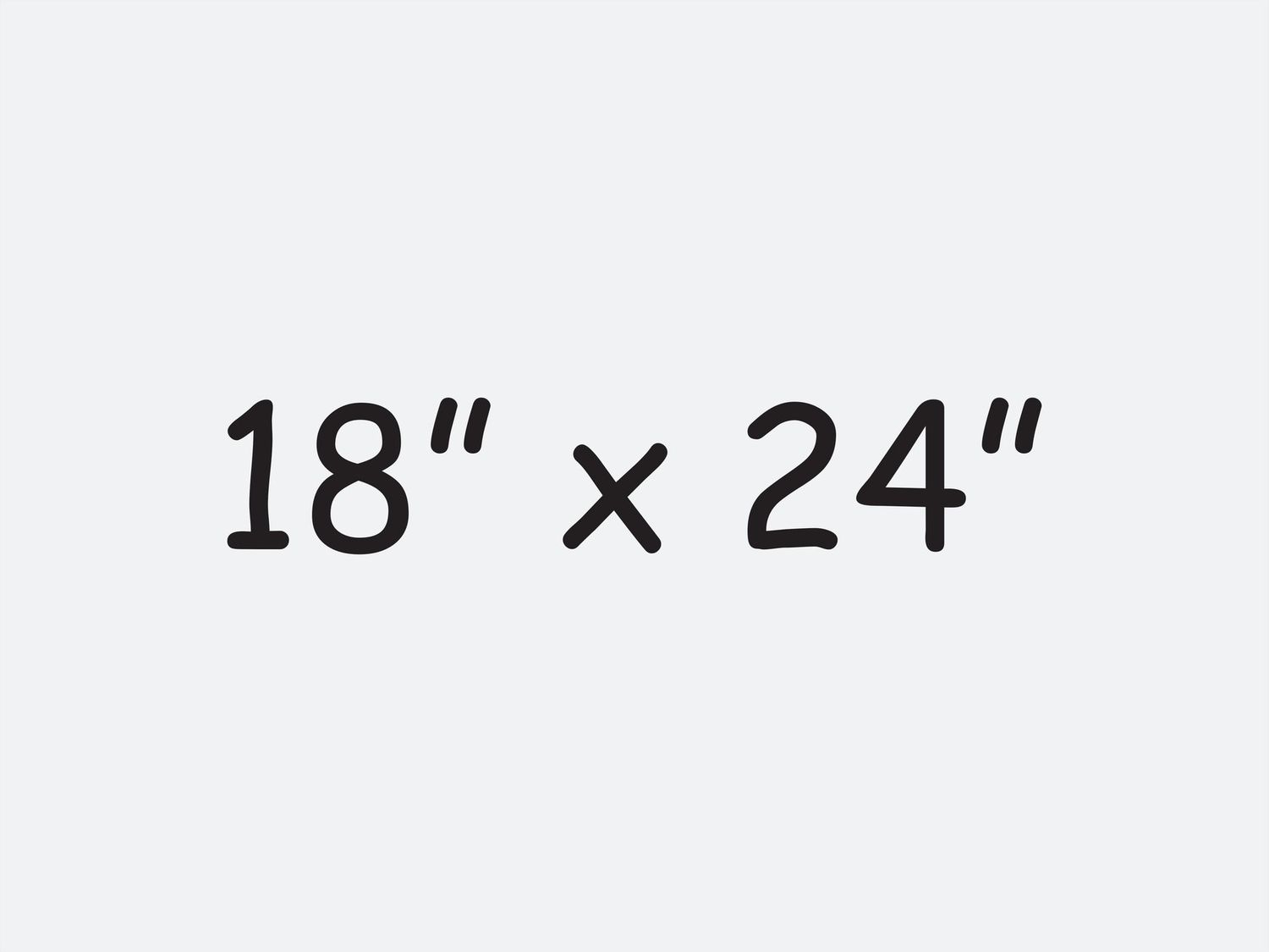 18" x 24" Expanded PVC 3 mil (single sided only)