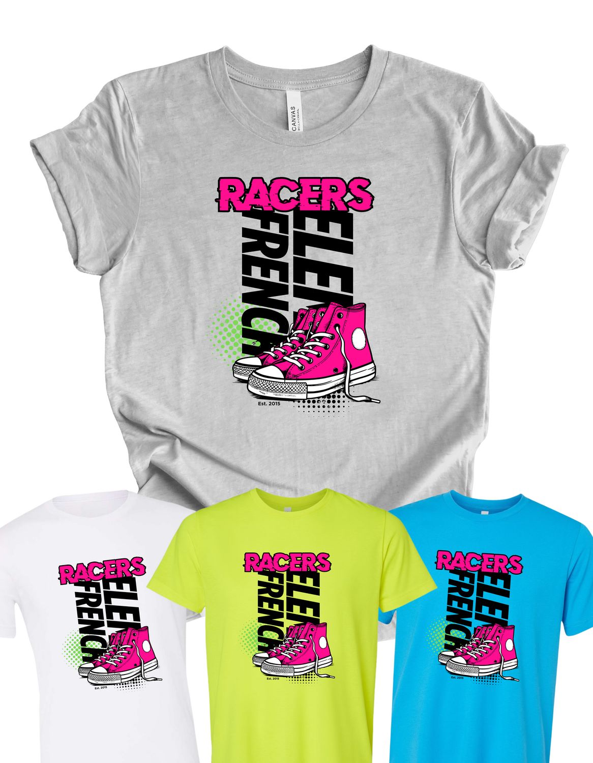 Adult Pink Converse Design
