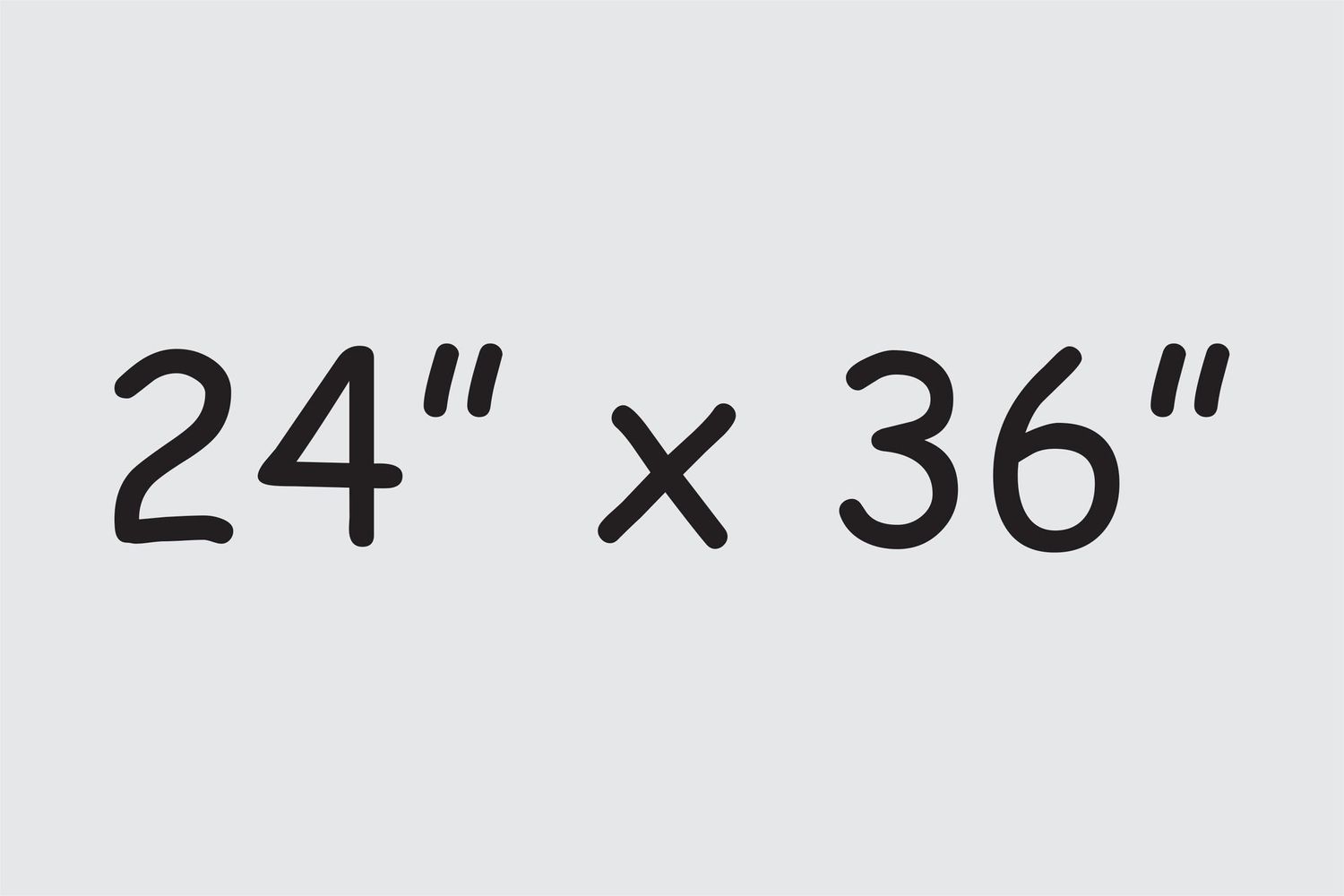 24" x 36" Expanded PVC 3 mil (single sided only)