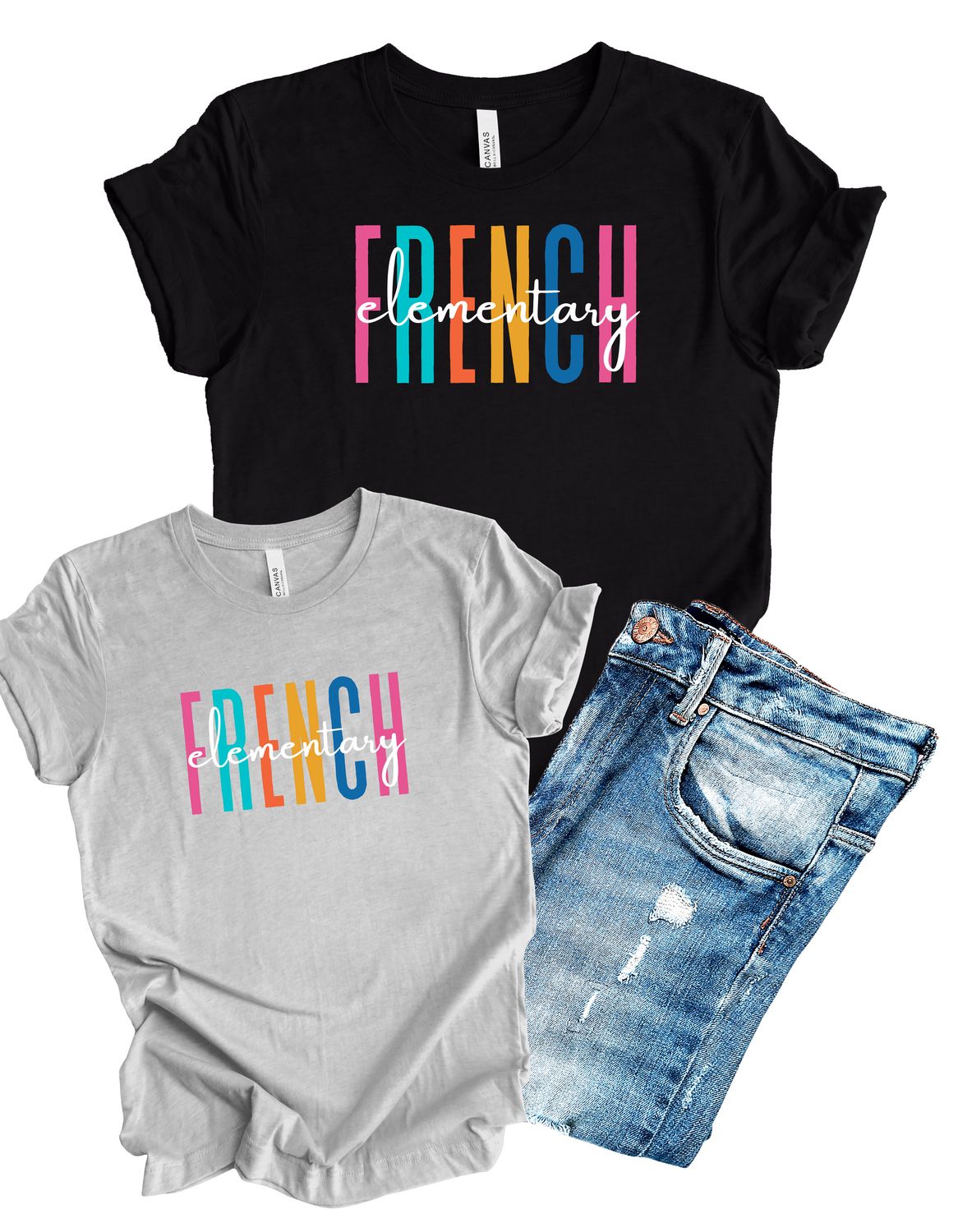 Adult French with script