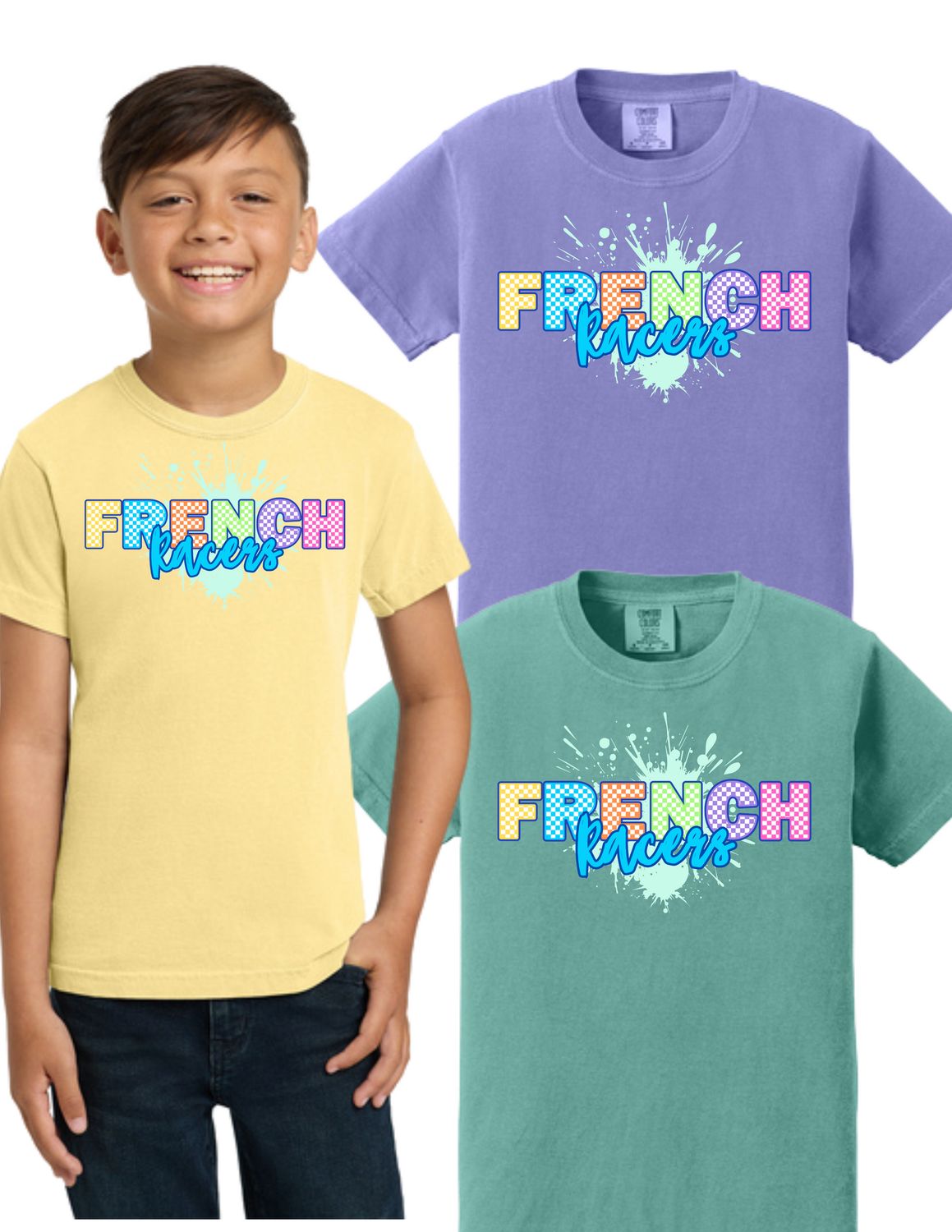 Youth Neon Checkered