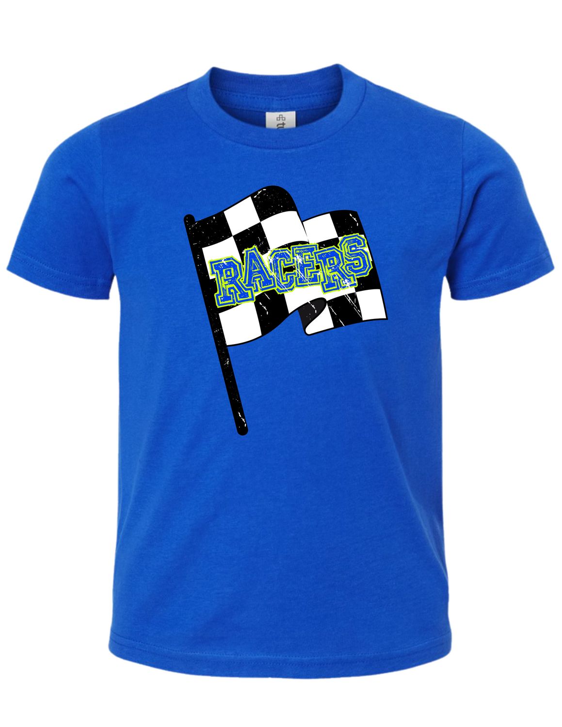 Youth Blue Checkered Flag