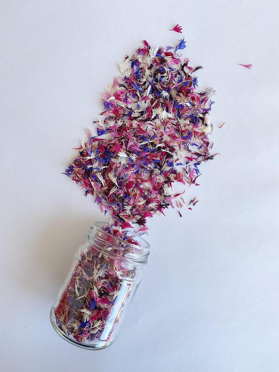 Edible Flowers, Colour: Rose/Cornflower