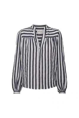 Elif Shirt - Dark Blue Stripe