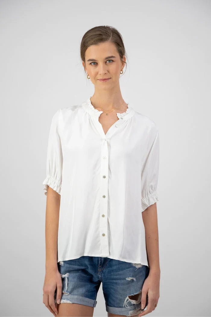 Sophie Shirt, Colour: Ivory, Size: S