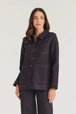 Heather Denim Jacket