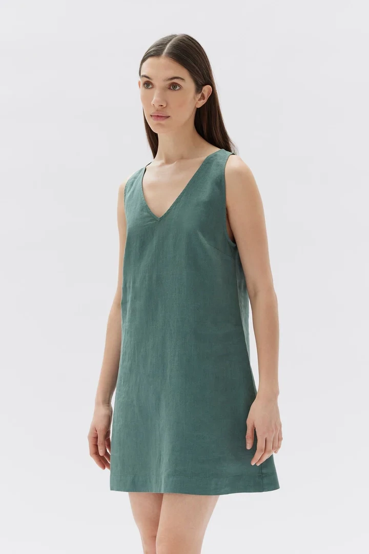 Jillian Mini Dress, Size: 6, Colour: Lagoon