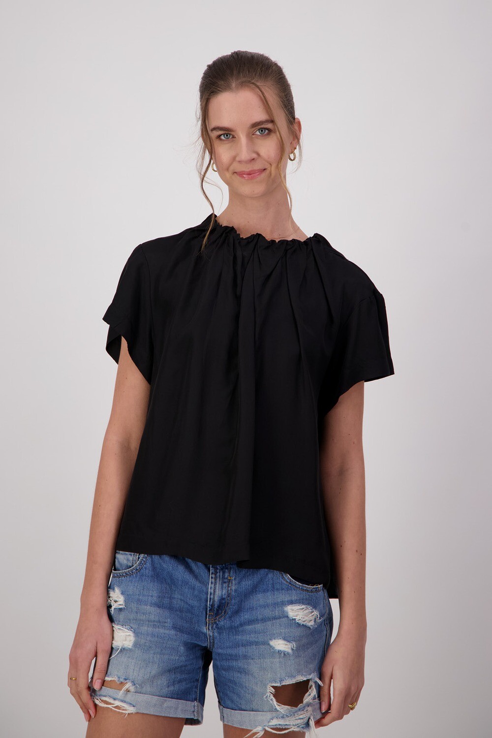 Jackie Top, Size: XSmall, Colour: Black