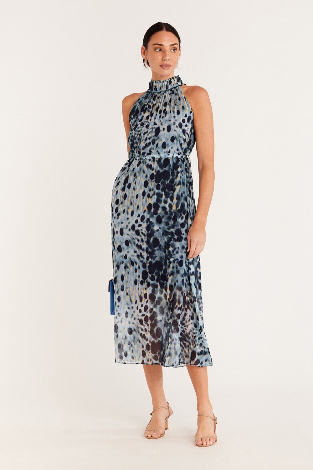 Rivoli Halter Neck Dress