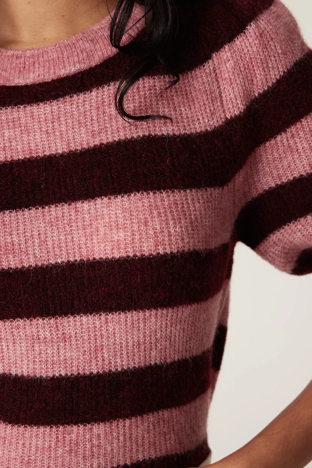 Mohair Stripe Tee, Size: XSmall