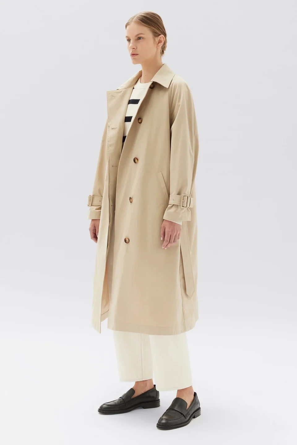 Alessandra trench Coat, Size: X Small/Small, Colour: Tan