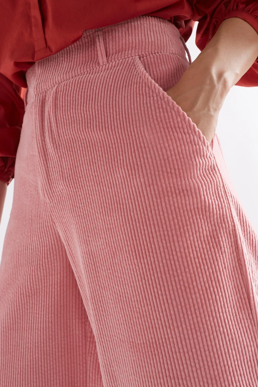 Rhes Cord Pant - Pink Salt, Colour: Pink Salt, Size: 10
