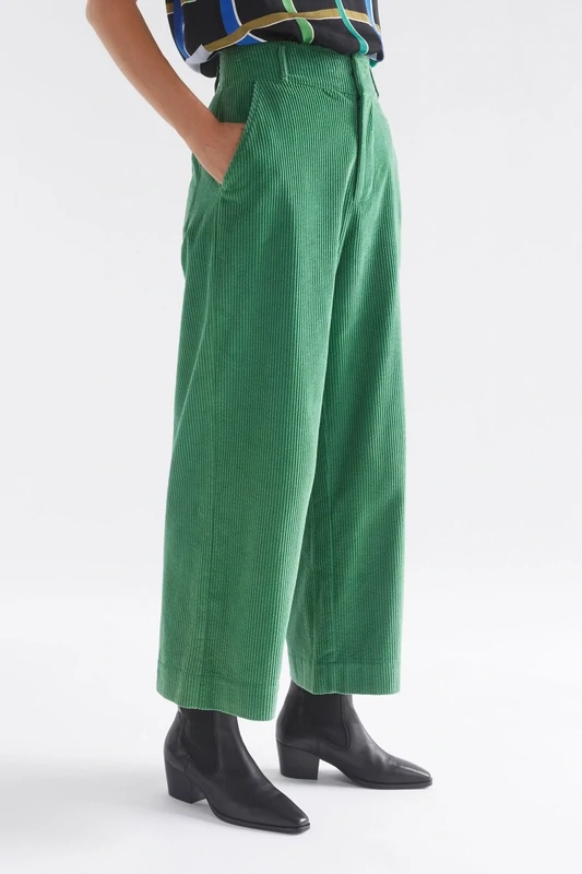 Rhes Cord Pant - Sea Green, Colour: Sea Green, Size: 10