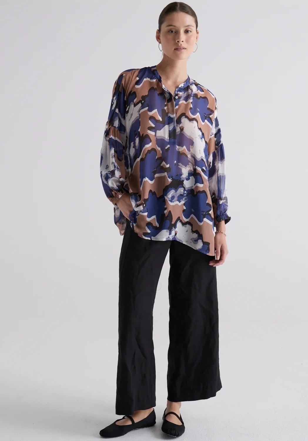 Marnie Shirt, Size: 8, Colour: Marnie Silk Print