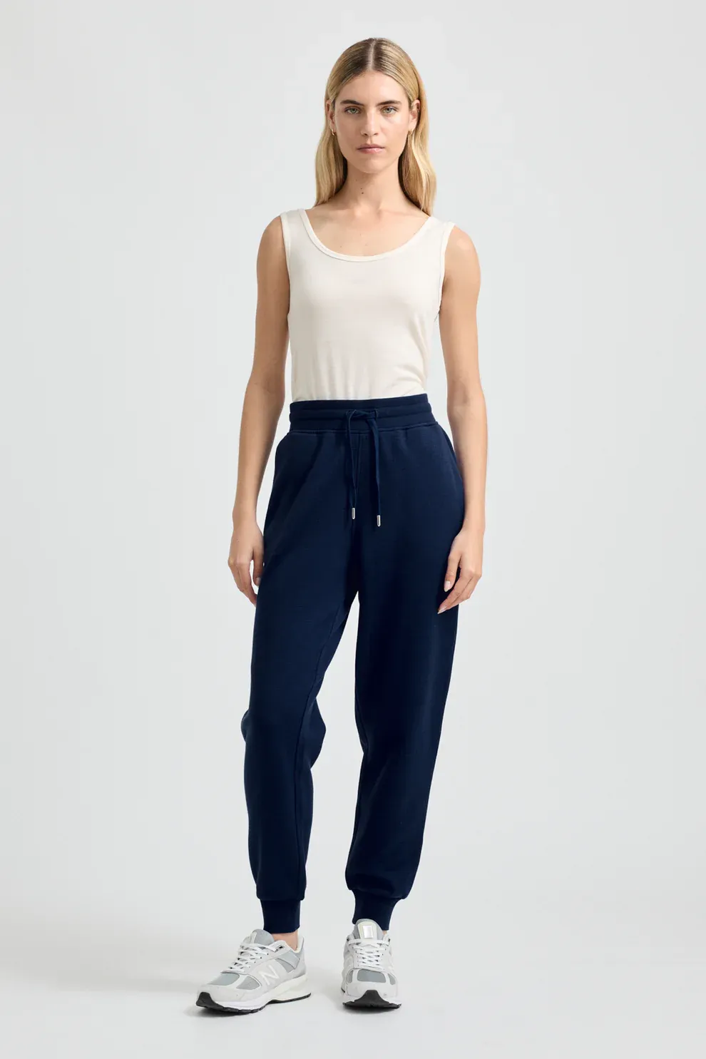 Lounge Drawstring Pant, Colour: Navy, Size: 6