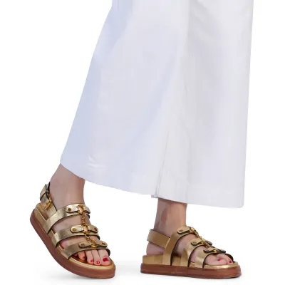 Moira Sandal - Gold Calf