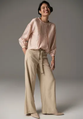 Rhea Pin Tuck Top