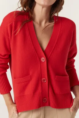 Cashwool V Cardigan