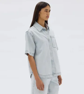 Marlow  Boxy Denim Shirt