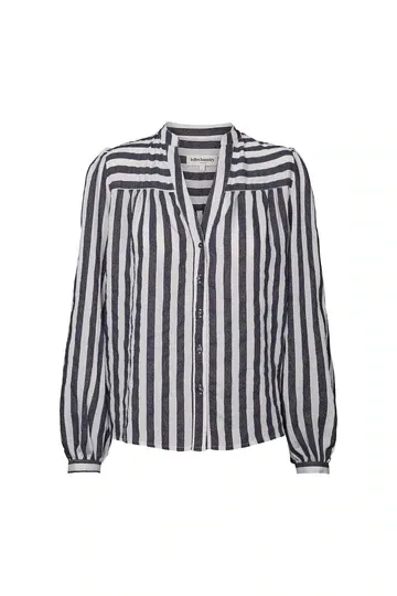 Elif Shirt - Dark Blue Stripe