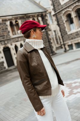 Cropped Zip Jacket