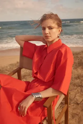 Lucy Poplin Dress