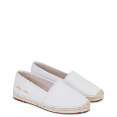 Giselle Espadrille - White Calf