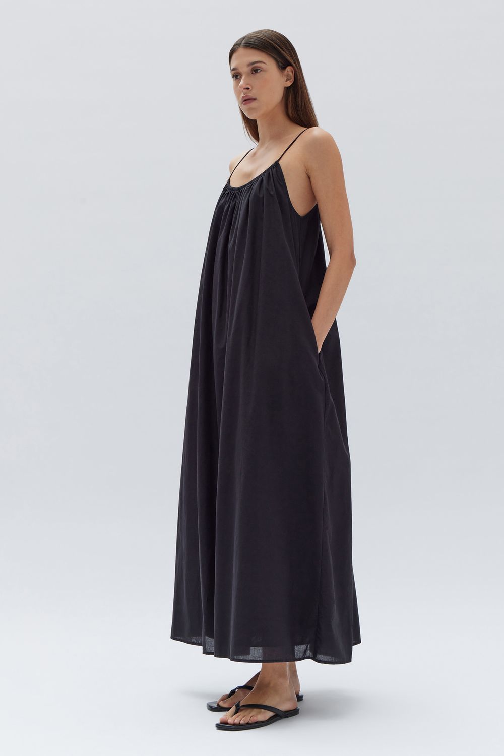 Rosalia Cotton Voile Maxi Dress