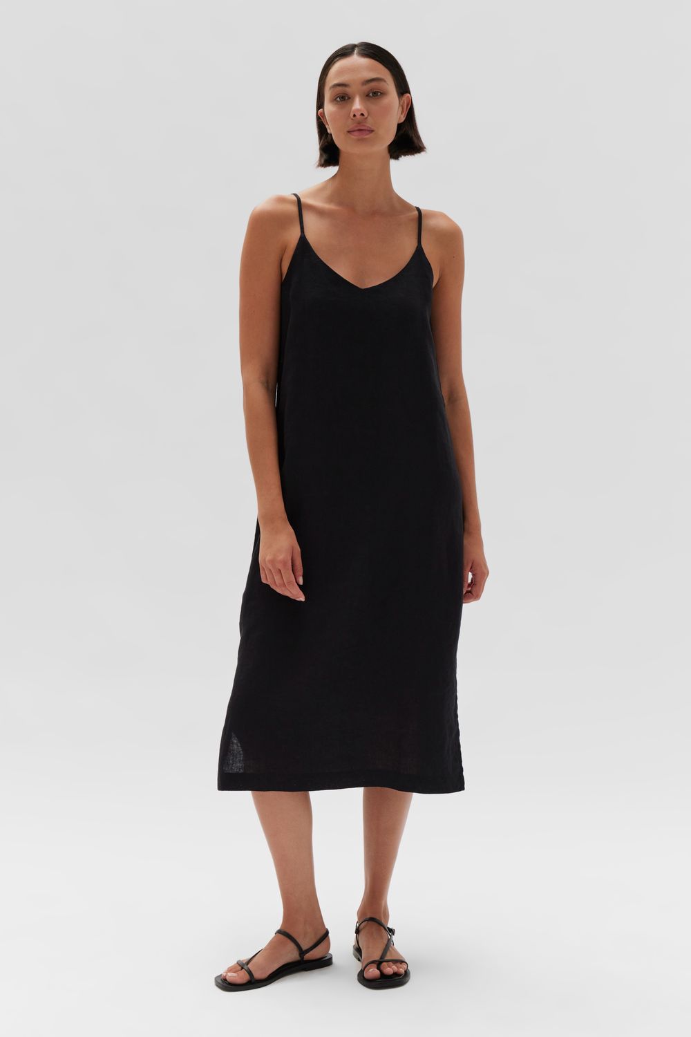 Linen Slip  Dress